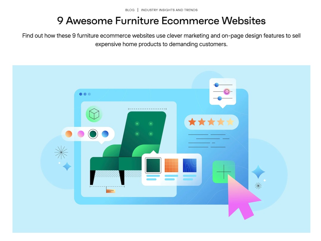 Shopify.com - 9 Awesome Furniture Ecommerce Websites